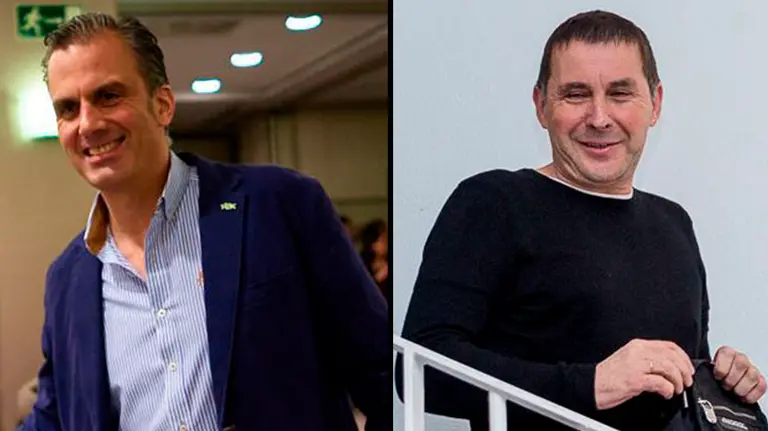 Javier Ortega Smitrh y Arnaldo Otegi