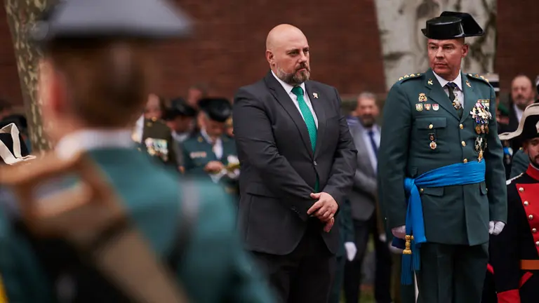 La Guardia Civil de Navarra celebra el día de su Patrona, La Virgen del Pilar. PABLO LASAOSA 9