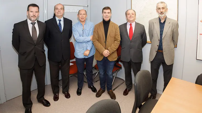 Bernardo Lacarra (Estella), Luis Miguel Arribas (Tudela), Jesús Jiménez de Luque (Justicia), Eduardo Santos, Luis Goñi (Tafalla) y Rafael Sainz de Rozas (Justicia) GOBIERNO DE NAVARRA