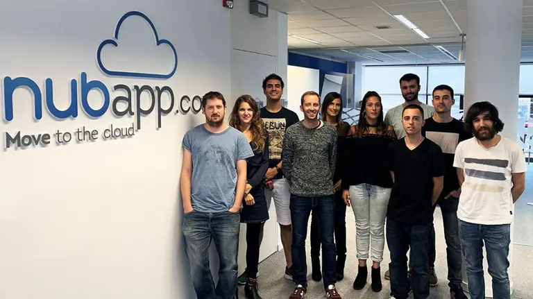 Plantilla de Nubapp, empresa en la que va a invertir Sodena CEDIDA