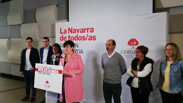 Rueda de prensa de Geroa Bai EUROPA PRESS