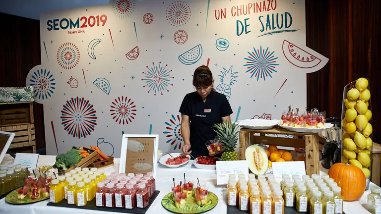 La Sociedad Española de Oncología Médica celebra su Congreso SEOM2019 en el Palacio de Congresos Baluarte de Pamplona. IÑIGO ALZUGARAY