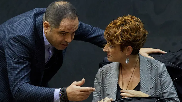 Pleno del Parlamento de Navarra. IÑIGO ALZUGARAY