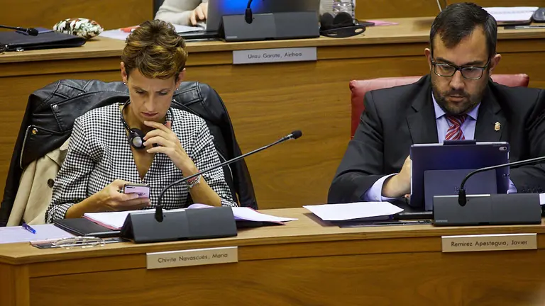 Pleno del Parlamento de Navarra. IÑIGO ALZUGARAY