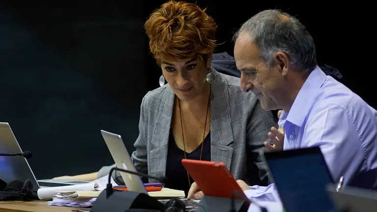 Pleno del Parlamento de Navarra. IÑIGO ALZUGARAY