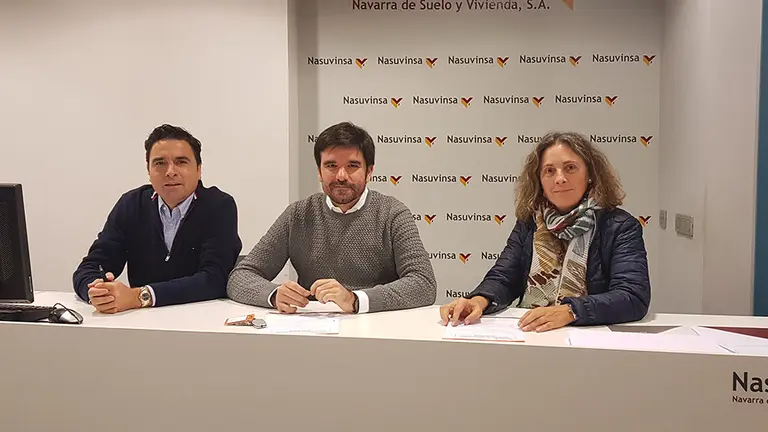 Alberto Bayona, Eneko Larrarte e Idoia Urzainqui GOBIERNO DE NAVARRA