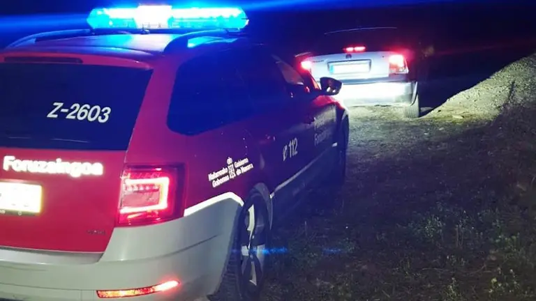 La Policía Foral detiene a un conductor borracho en Murchante POLICÍA FORAL