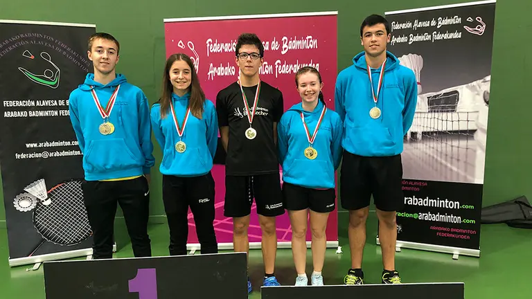 Participantes del club Belmecher en el torneo. Cedida.
