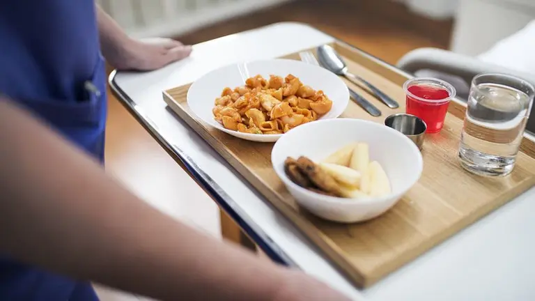 Una bandeja con alimentos ARCHIVO