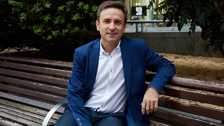 José Andrés Palacios, presidente de La Pamplonesa. IÑIGO ALZUGARAY