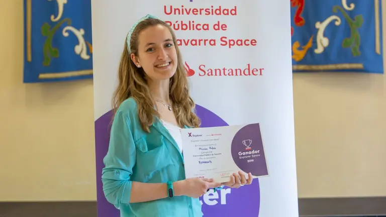 Mirian Rubio, ganadora de la X edición del programa Explorer 'Jóvenes con ideas' UNAV