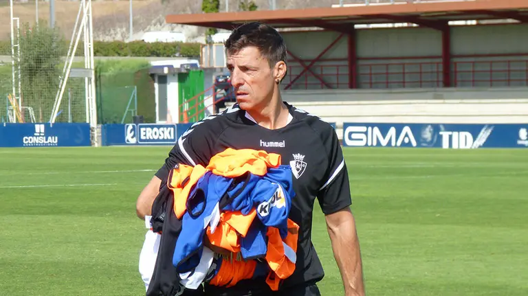 Bittor Alkiza en las instalaciones de Tajonar. Navarra.com