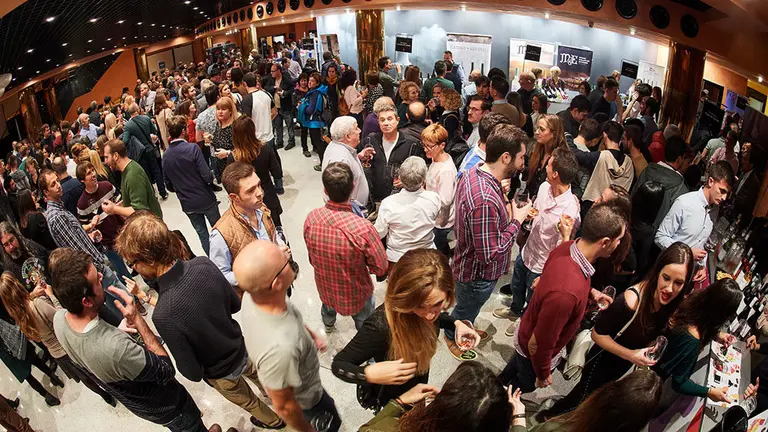 Asistentes en el Vinofest de Tudela DANIEL FERNÁNDEZ