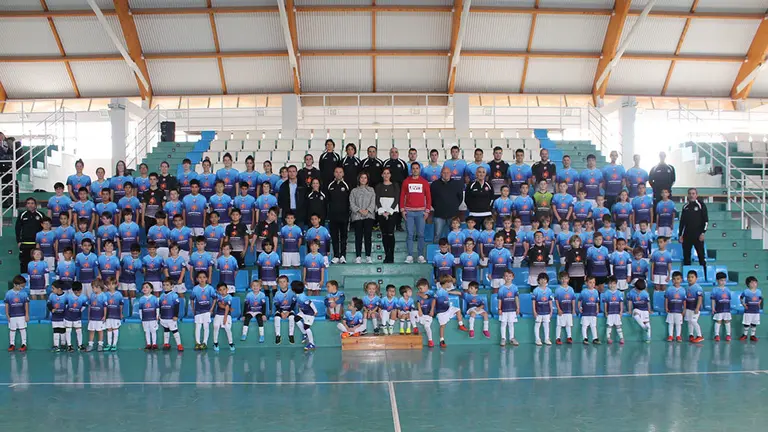 Presentación de la escuela de fútbol sala de Cintruénigo CEDIDA