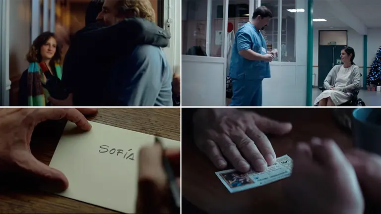 Varias imágenes del nuevo anuncio de la Loteria de Navidad. YOUTUBE