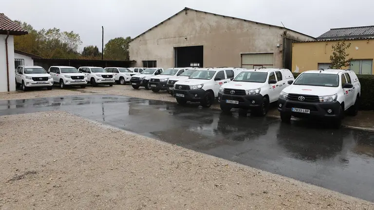 Los 19 nuevos vehículos de Guarderío Forestal GOBIERNO DE NAVARRA