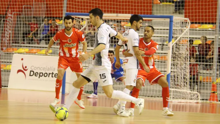 Partido entre el Cartagena FS y el Ribera Navarra. @RiberaNavarraFS.