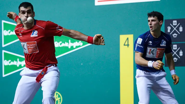 Final del Campeonato del Cuatro y Medio entre Ezkurdia y Altuna III en el Navarra Arena. PABLO LASAOSA 12