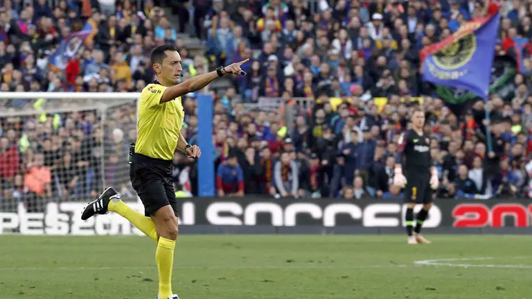 El árbitro murciano José María Sánchez Martínez. Foto El Español