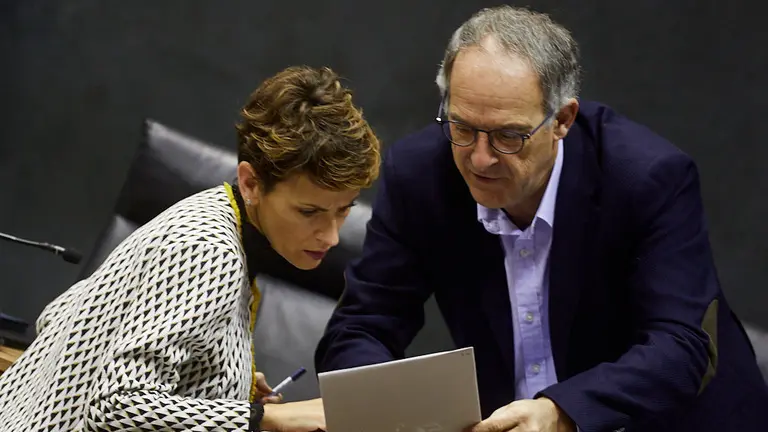 Pleno ordinario de Parlamento de Navarra. IÑIGO ALZUGARAY