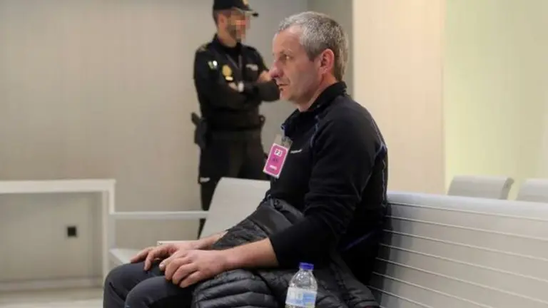 Andoni Goikoetxea Gabirondo, presunto miembro del comando Erreka, durante el juicio EFE