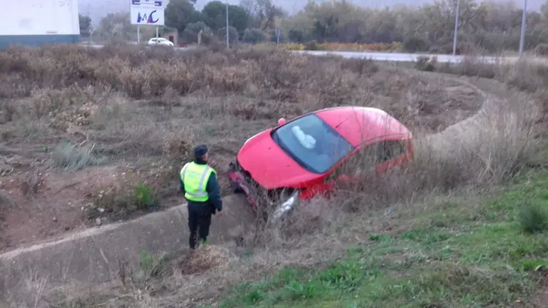 Accidente con una persona herida en Andosilla, en la NA-134 GUARDIA CIVIL