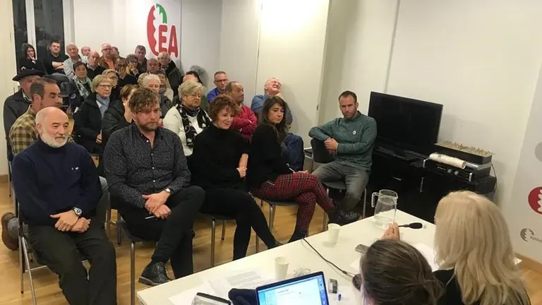 Reunión de Eusko Alkartasuna en Navarra EUSKO ALKARTASUNA