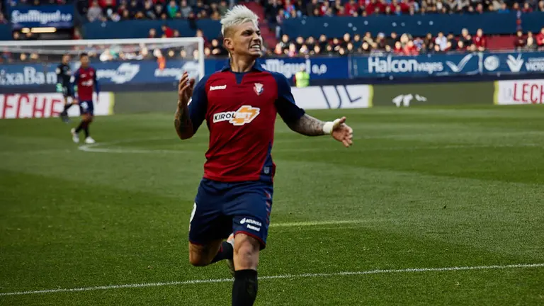 Partido de La Liga Santander entre Osasuna y Athletic Club de Bilbao disputado en el estadio de El Sadar. IÑIGO ALZUGARAY