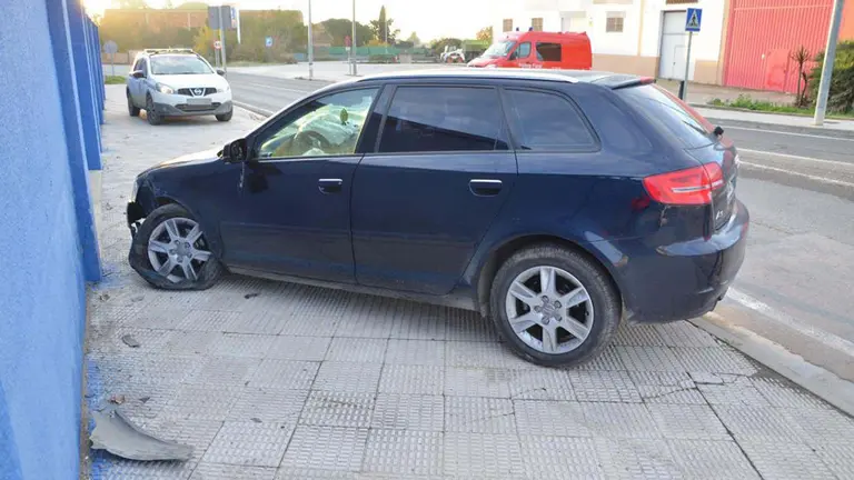 Accidente de tráfico ocurrido en Peralta POLICÍA FORAL