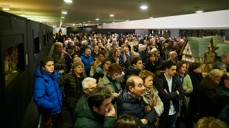 Inauguración en Baluarte de los tradicionaes Belenes de Navidad 2019. PABLO LASAOSA