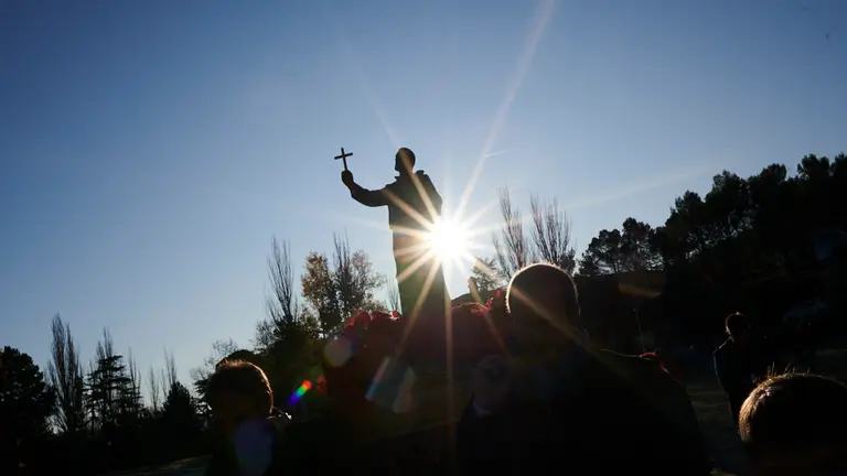 Celebración del Día de Navarra en el Castillo de Javier. PABLO LASAOSA