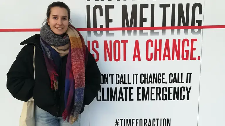 La estudiante de la UPNA, Maider Blanco. CEDIDA