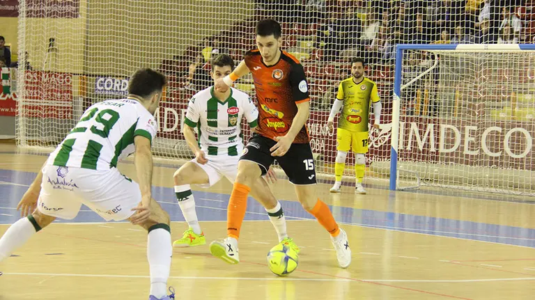 Partido de la Lnfs entre el Córdoba FS y el Ribera Navarra. Cedida.