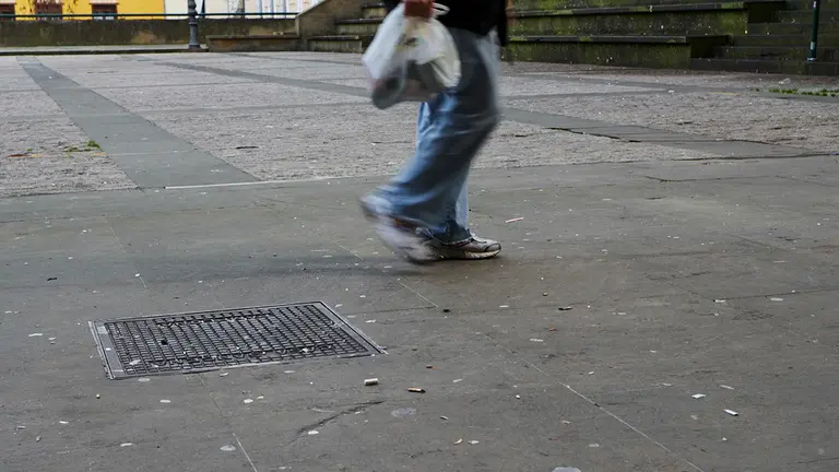 Plaza de los Burgos, de Pamplona. MENAS. PABLO LASAOSA