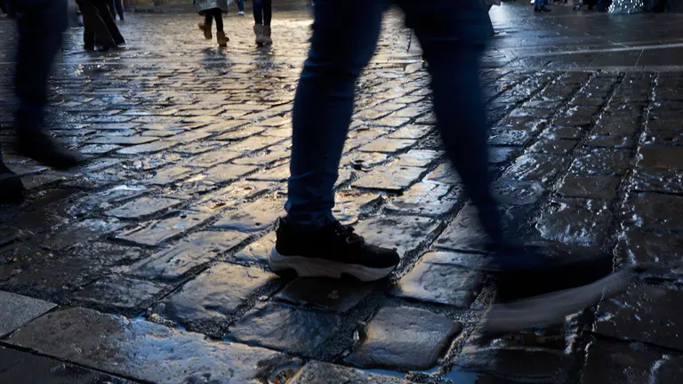 Plaza de los Burgos, de Pamplona. MENAS. PABLO LASAOSA