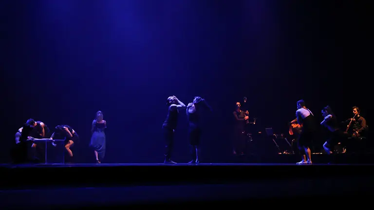 Actuación de Quorum Ballet en Baluarte. ARCHIVO