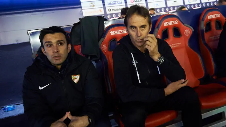 Lopetegui Osasuna se enfrenta al Sevilla en el Sadar de Pamplona. PABLO LASAOSA