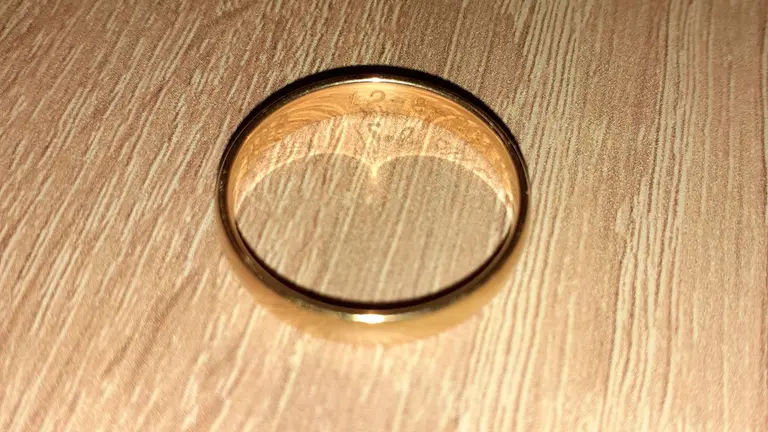 El anillo perdido en las inmediaciones del estadio de El Sadar este pasado domingo. TWITTER