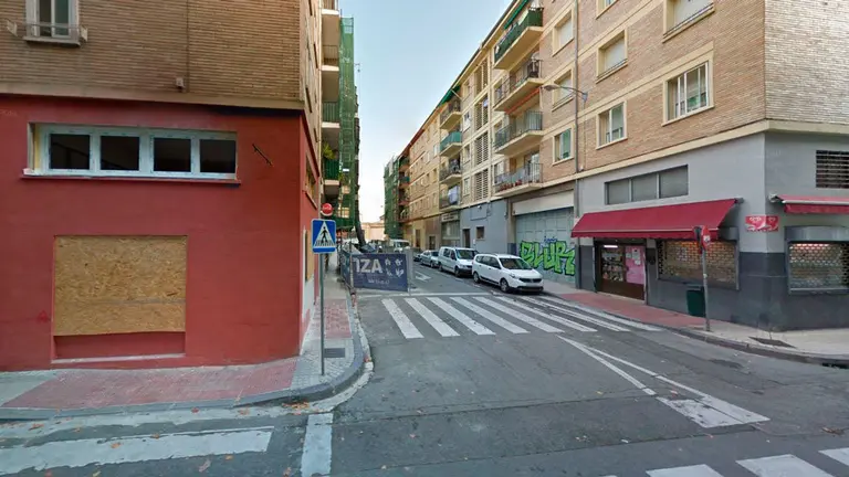 Cruce de la calle Doctor Salva con Doctor San Martín, en el barrio de San Jorge. ARCHIVO