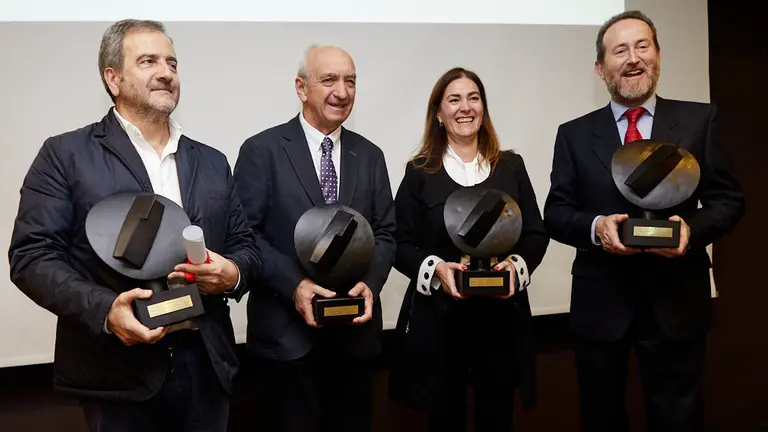 Entrega de los Premios Cámara Navarra 2019 a Replasa, Tutti Pasta, Enrique Martínez y Grupo AN, con la intervención de la presidenta del Gobierno foral, María Chivite. IÑIGO ALZUGARAY