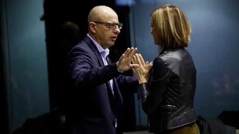 Pleno ordinario del Parlamento de Navarra. IÑIGO ALZUGARAY