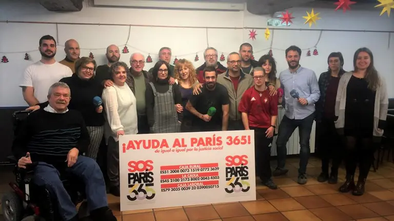 El París 365 lanza un grito de ayuda para evitar el cierre de sus servicios. CEDIDA