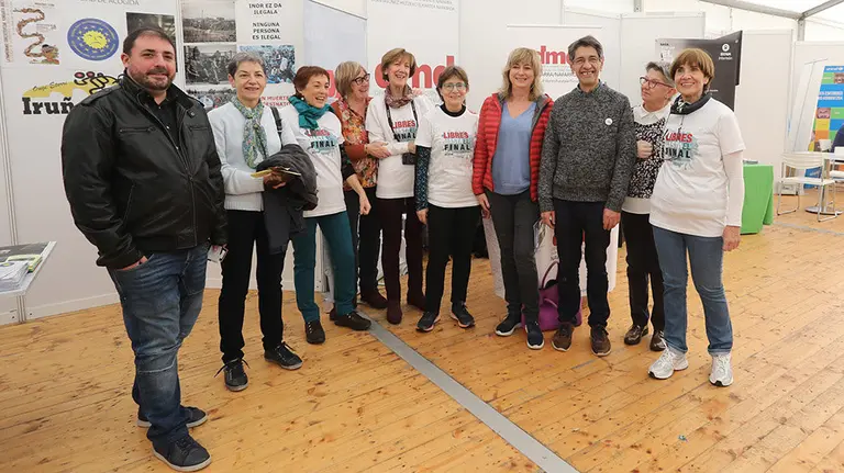 El presidente del Parlamento y la consejera Ollo, con representantes de las ONG en la Semana de los Derechos Humanos GOBIERNO DE NAVARRA