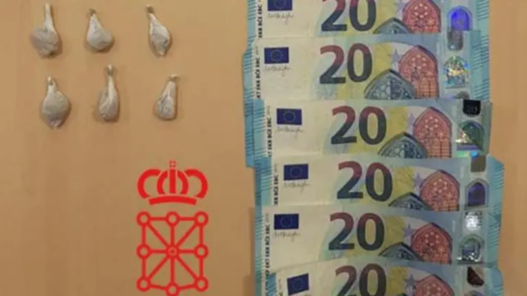 Detenido en Pamplona tras ser sorprendido con seis bolsitas de heroína POLICÍA FORAL