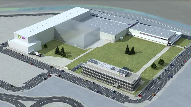 Recreaci&oacute;n de las nuevas instalaciones de Cinfa CEDIDA