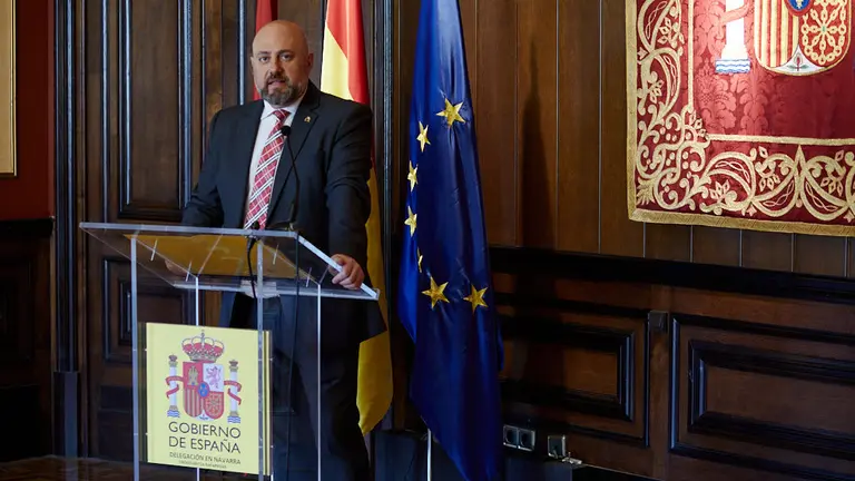 El delegado del Gobierno en Navarra, José Luis Arasti. IÑIGO ALZUGARAY