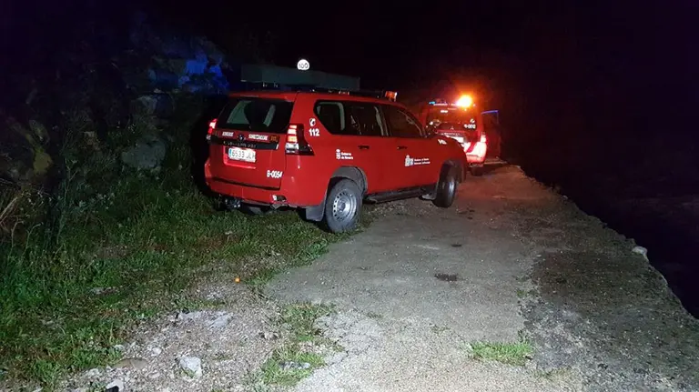 Operativo de búsqueda de un montañero en la sierra de Aralar (4) BOMBEROS DE NAVARRA