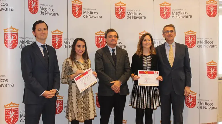 Entrega de las becas Ignacio Landecho, Manuel Landecho, María Fernanda Ramón, Rafael Teijeira, Cristina Gómez y Enrique Ordieres CEDIDA