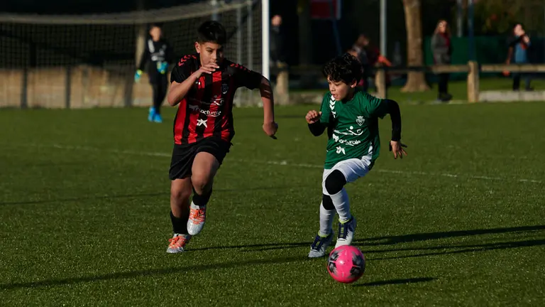 Campeonato interescolar de fútbol celebrado en Tajonar. PABLO LASAOSA