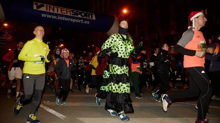 XXXVII edición de la San Silvestre de Pamplona. IÑIGO ALZUGARAY